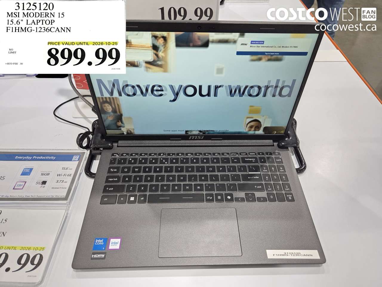 3125120 MSI MODERN 15 15.6