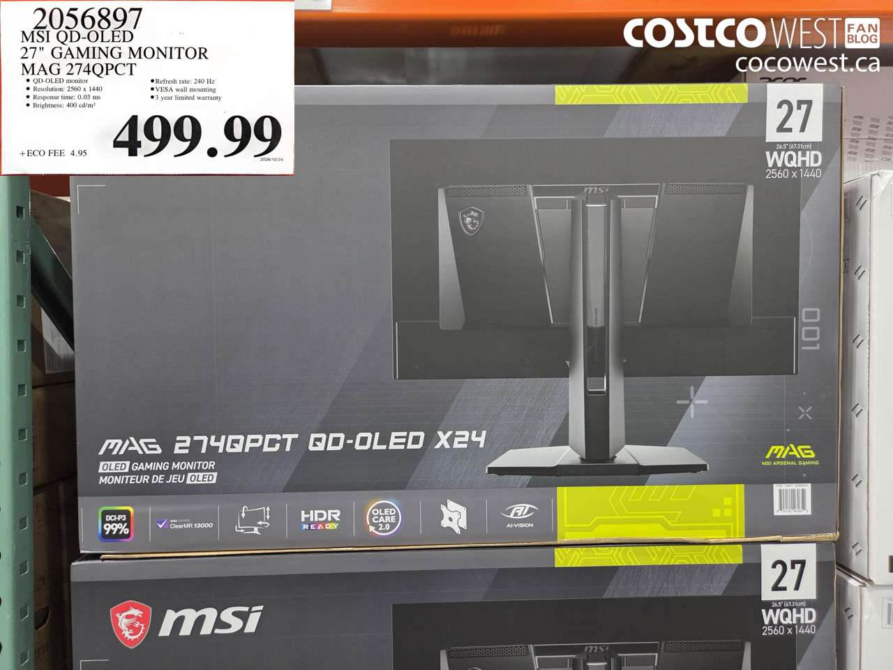 2056897 MSI QD-OLED 27