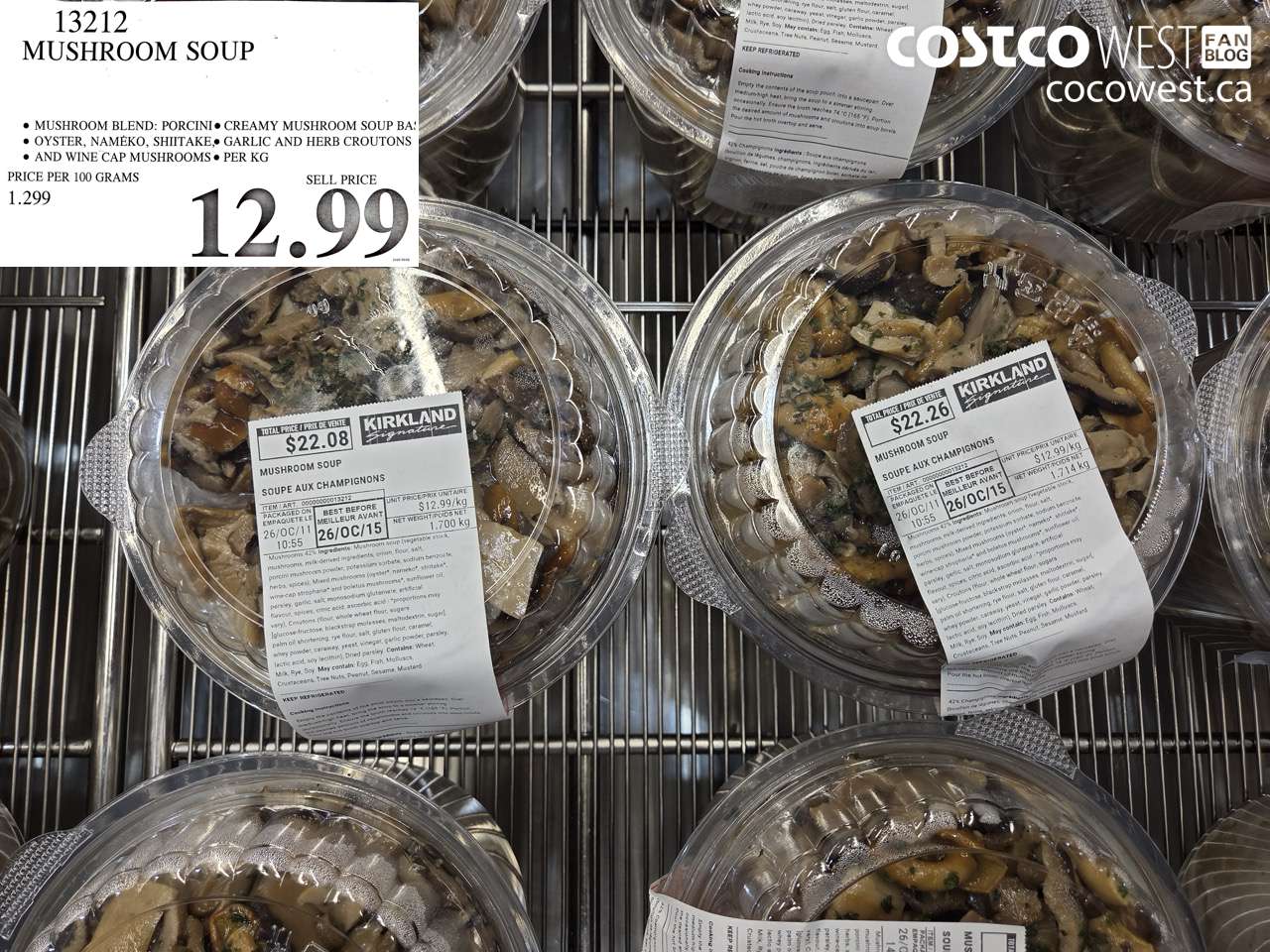 13212 MUSHROOM SOUP $12.99