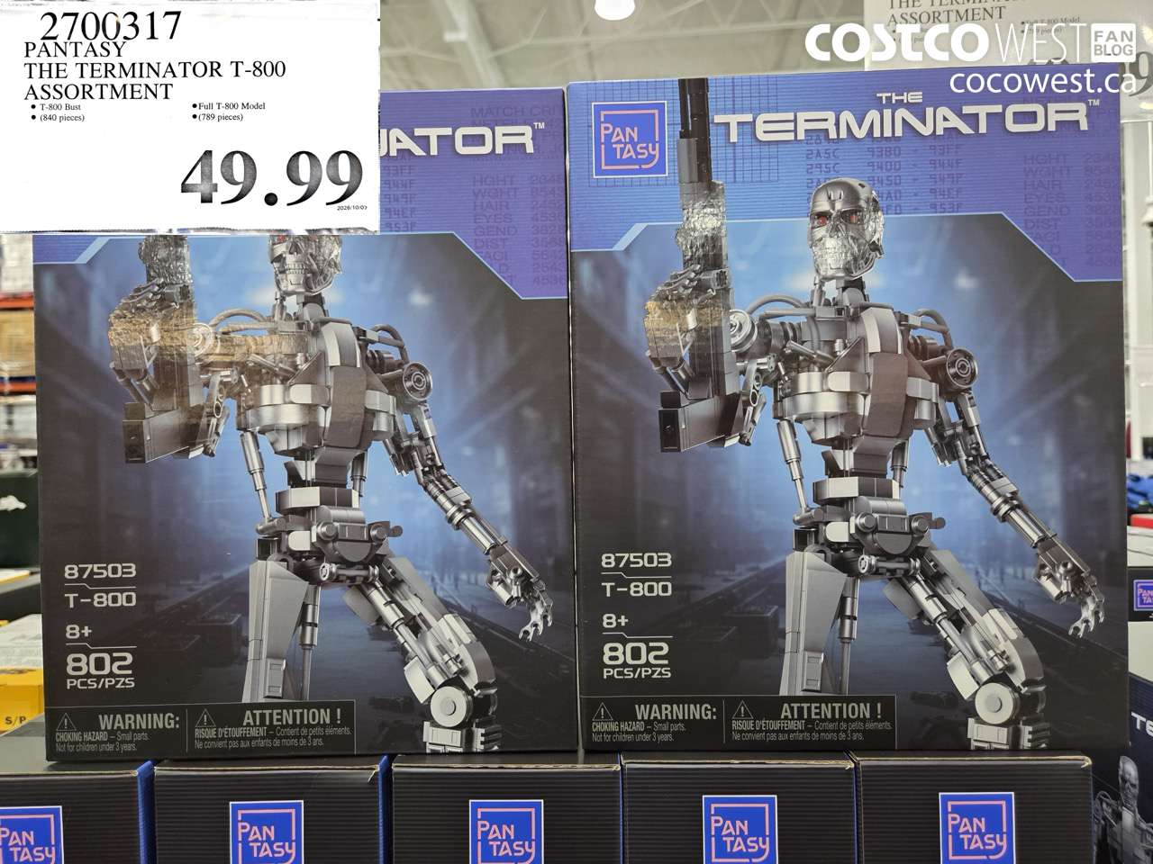 2700317 PANTASY THE TERMINATOR T-800 ASSORTMENT $49.99