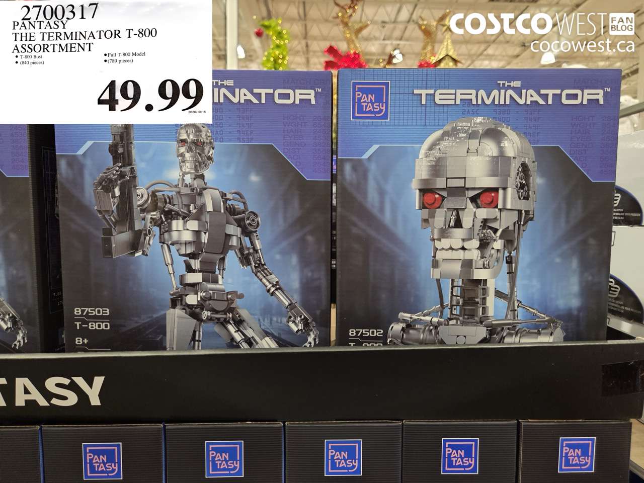 2700317 PANTASY THE TERMINATOR T-800 ASSORTMENT $49.99