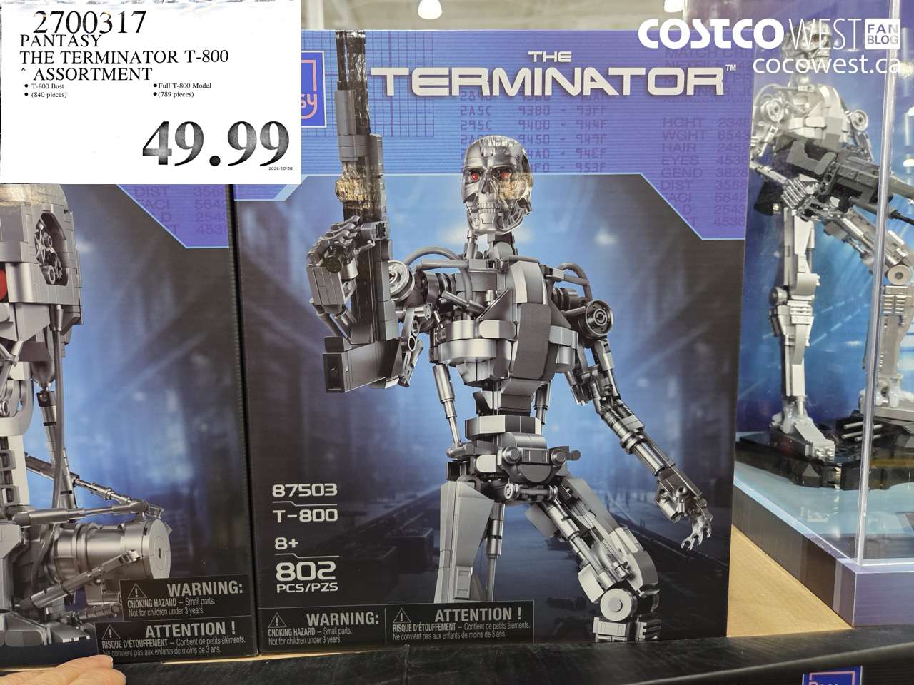 2700317 PANTASY THE TERMINATOR T-800 ASSORTMENT $49.99