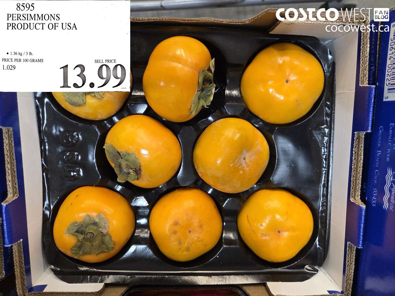 8595 PERSIMMONS PRODUCT OF USA $13.99