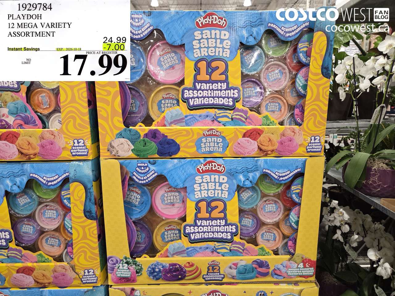 1929784 PLAYDOH 12 MEGA VARIETY ASSORTMENT ($7.00 INSTANT SAVINGS EXPIRES ON 2026-10-18) $17.99