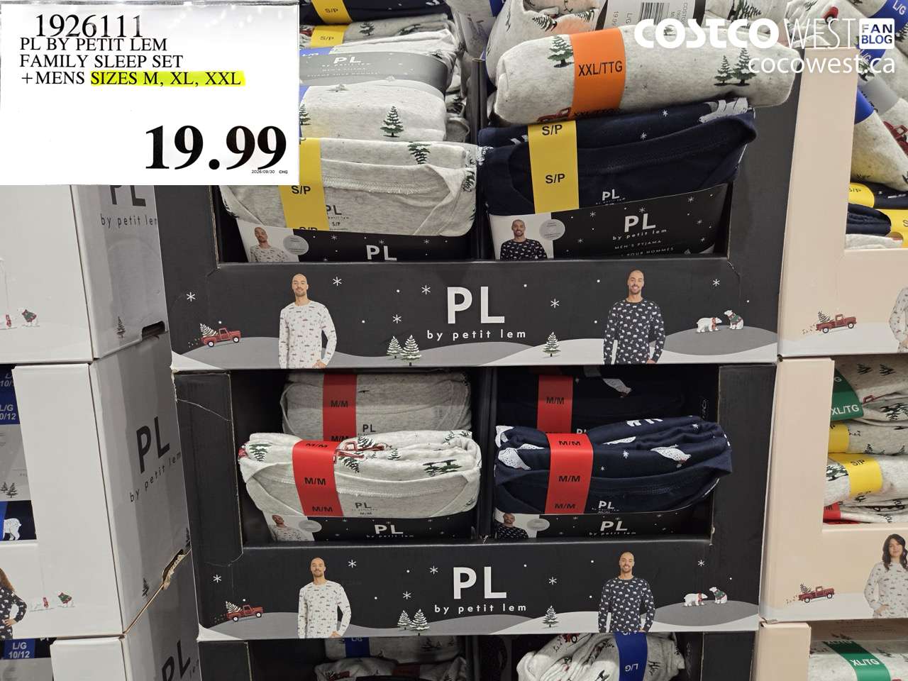 1926111 PL BY PETIT LEM FAMILY SLEEP SET +MENS SIZES M, XL, XXL $19.99