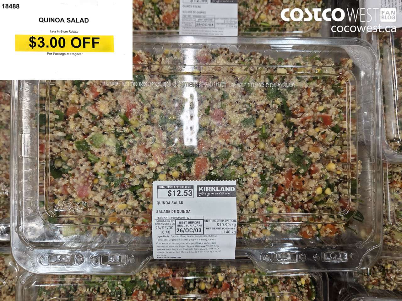 18488 QUINOA SALAD ($3.00 INSTANT SAVINGS)