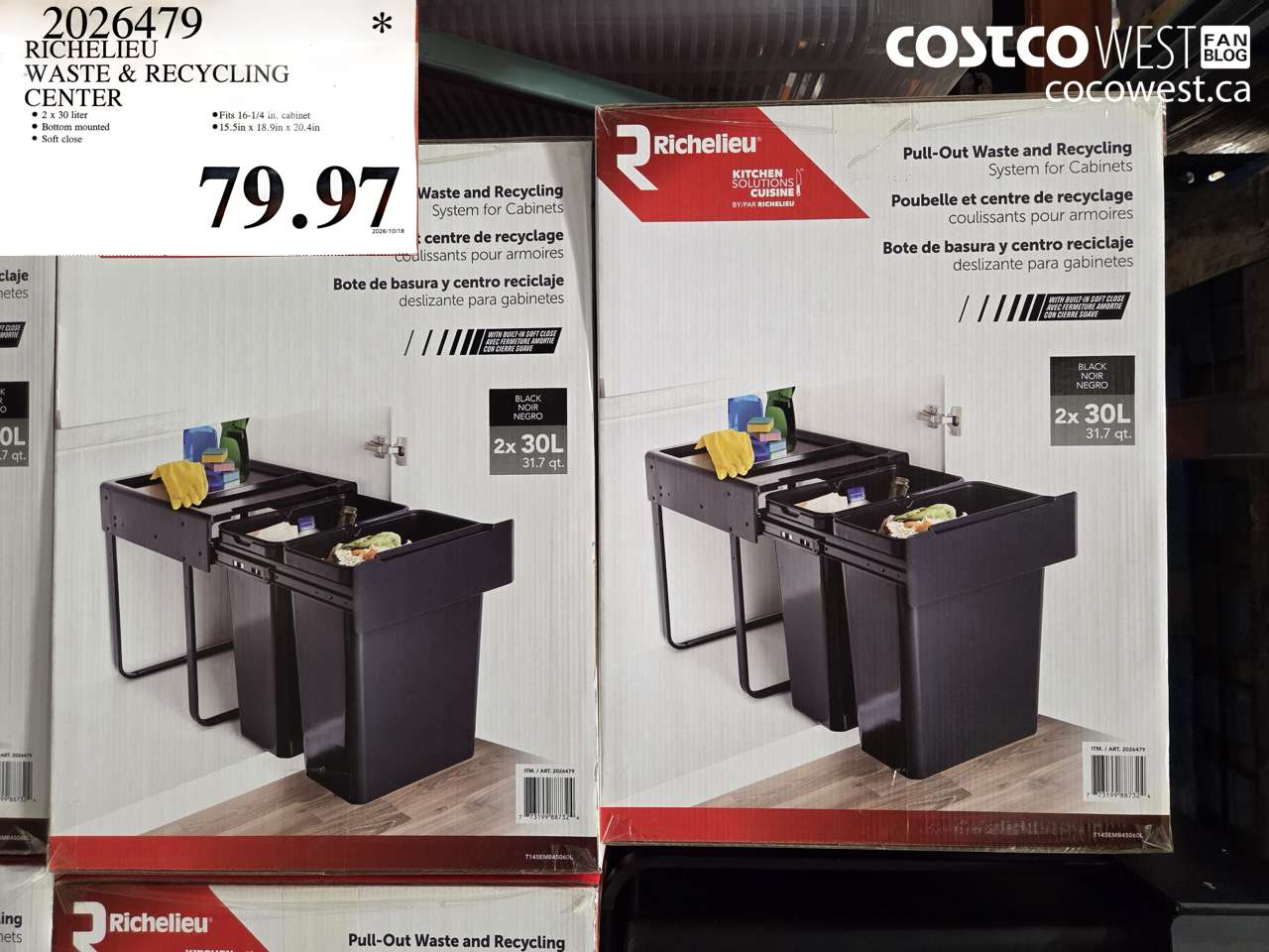 2026479 RICHELIEU WASTE & RECYCLING CENTER $79.97