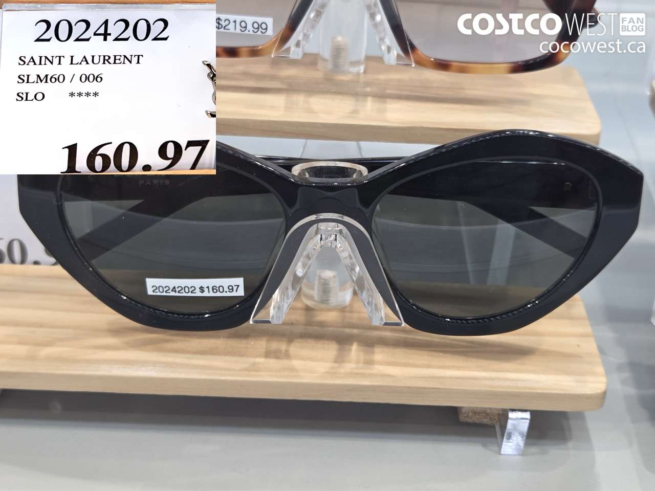 2024202 SAINT LAURENT SLM60 / 006 SLO $160.97