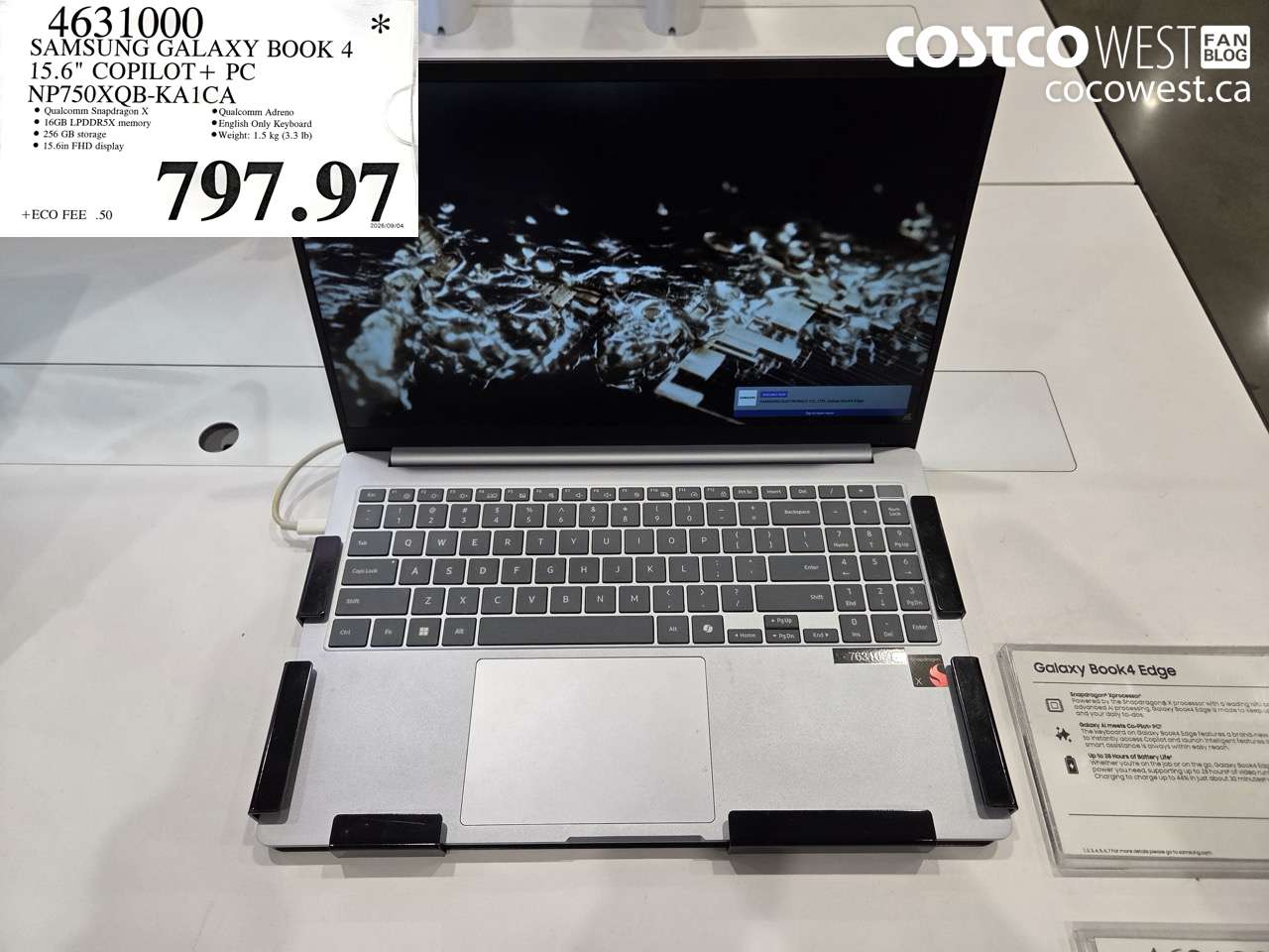 4631000 SAMSUNG GALAXY BOOK 4 15.6