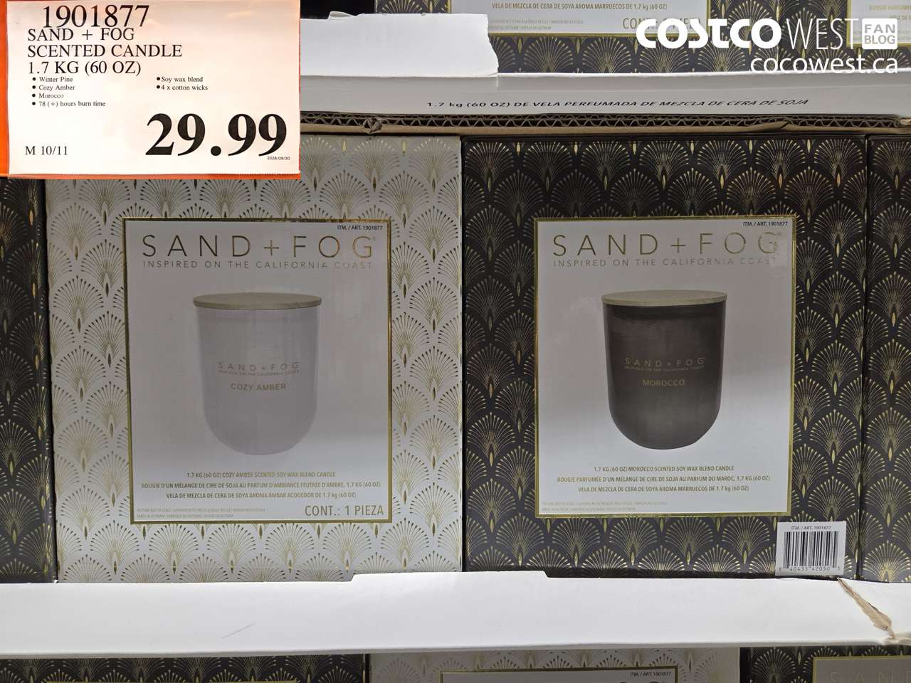 1901877 SAND + FOG SCENTED CANDLE 1.7 KG (60 OZ) $29.99