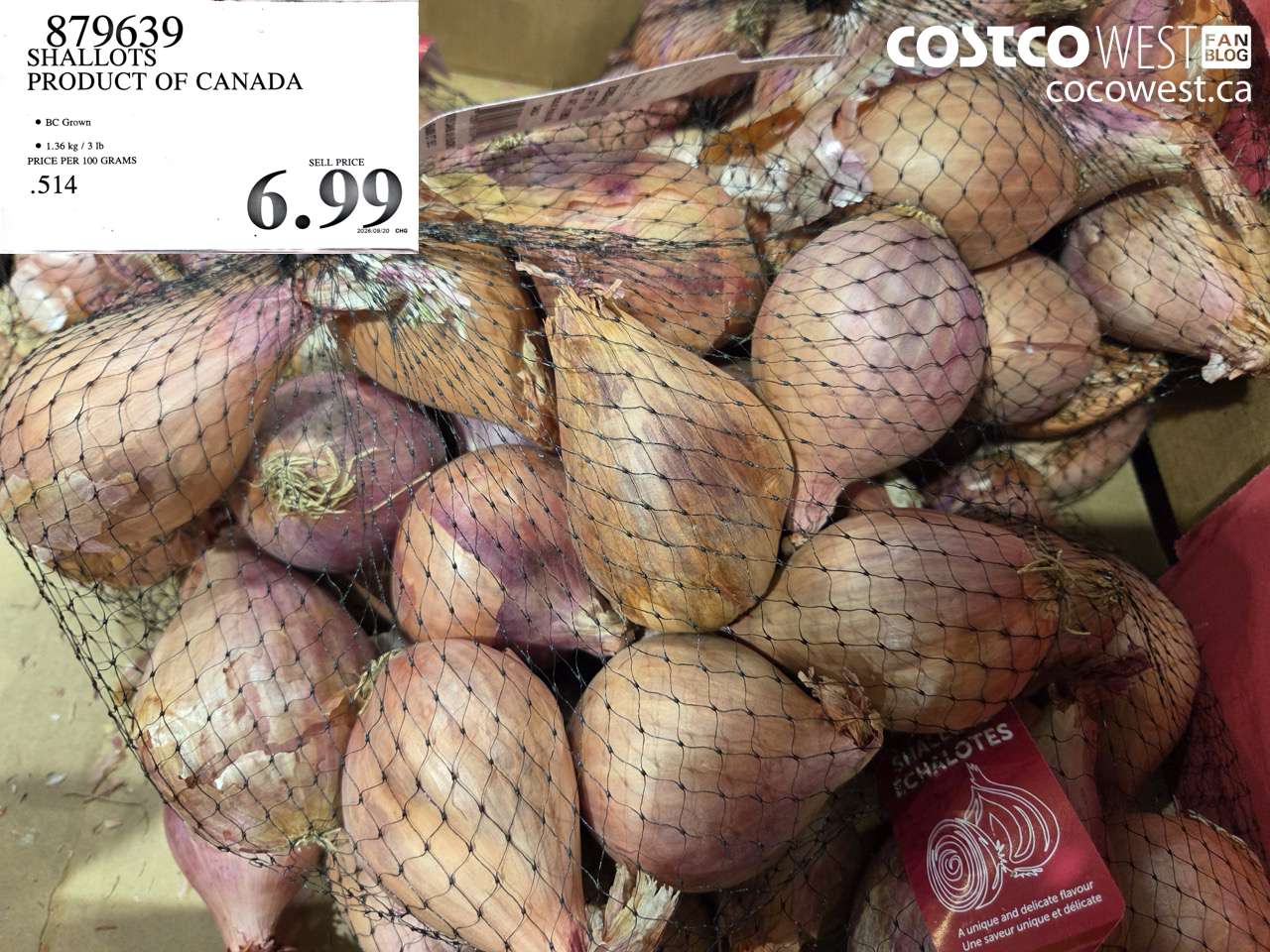 879639 SHALLOTS PRODUCT OF CANADA $6.99