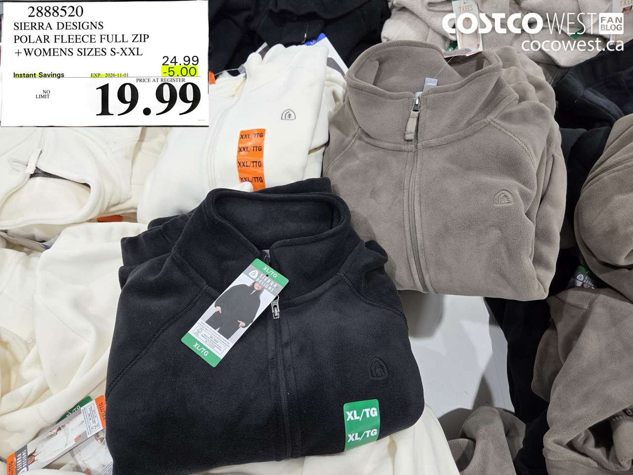 2888520 SIERRA DESIGNS POLAR FLEECE FULL ZIP + WOMENS SIZES S-XXL ($5.00 INSTANT SAVINGS EXPIRES ON 2026-11-01) $19.99