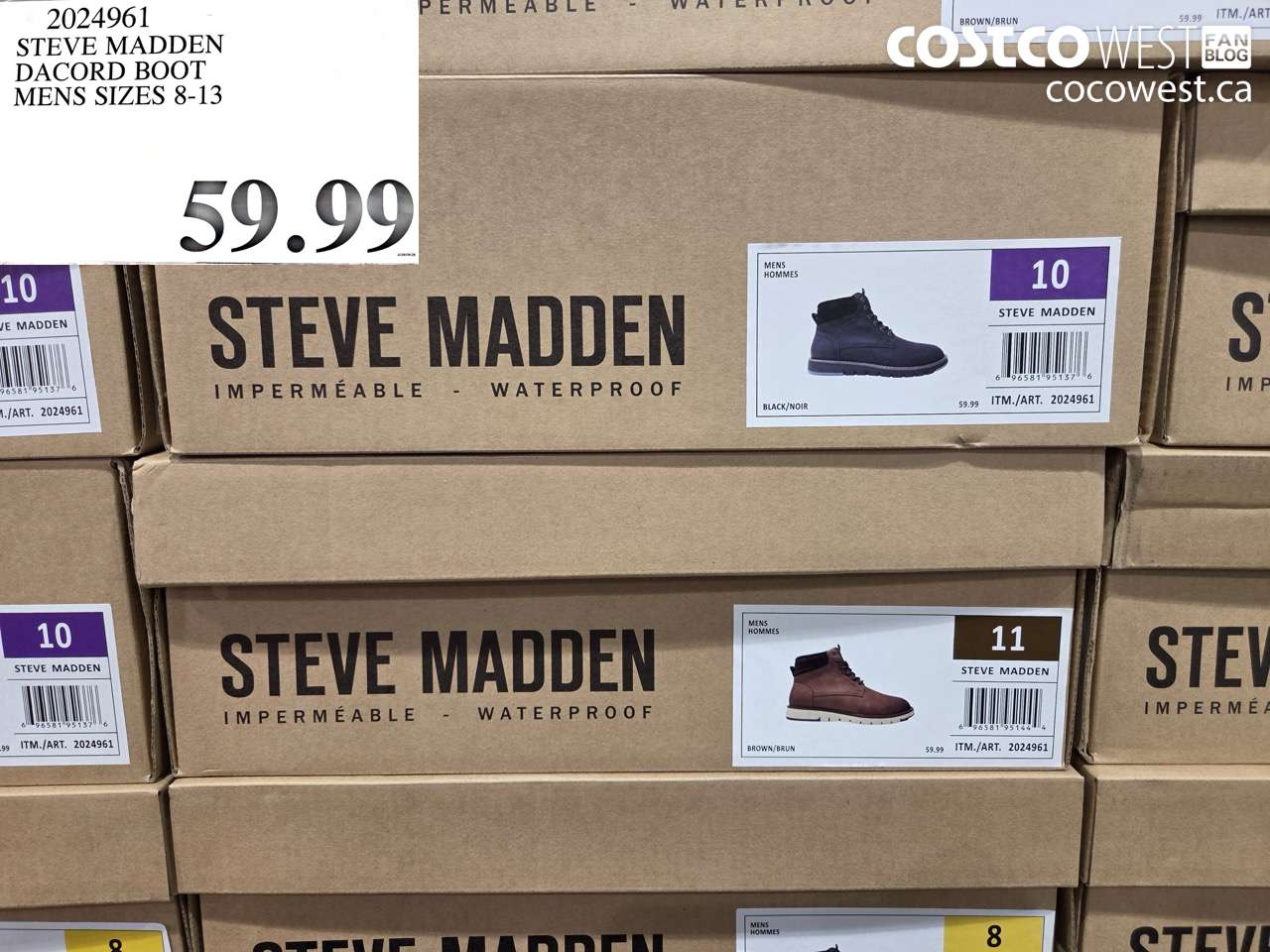 2024961 STEVE MADDEN DACORD BOOT MENS SIZES 8-13 $59.99
