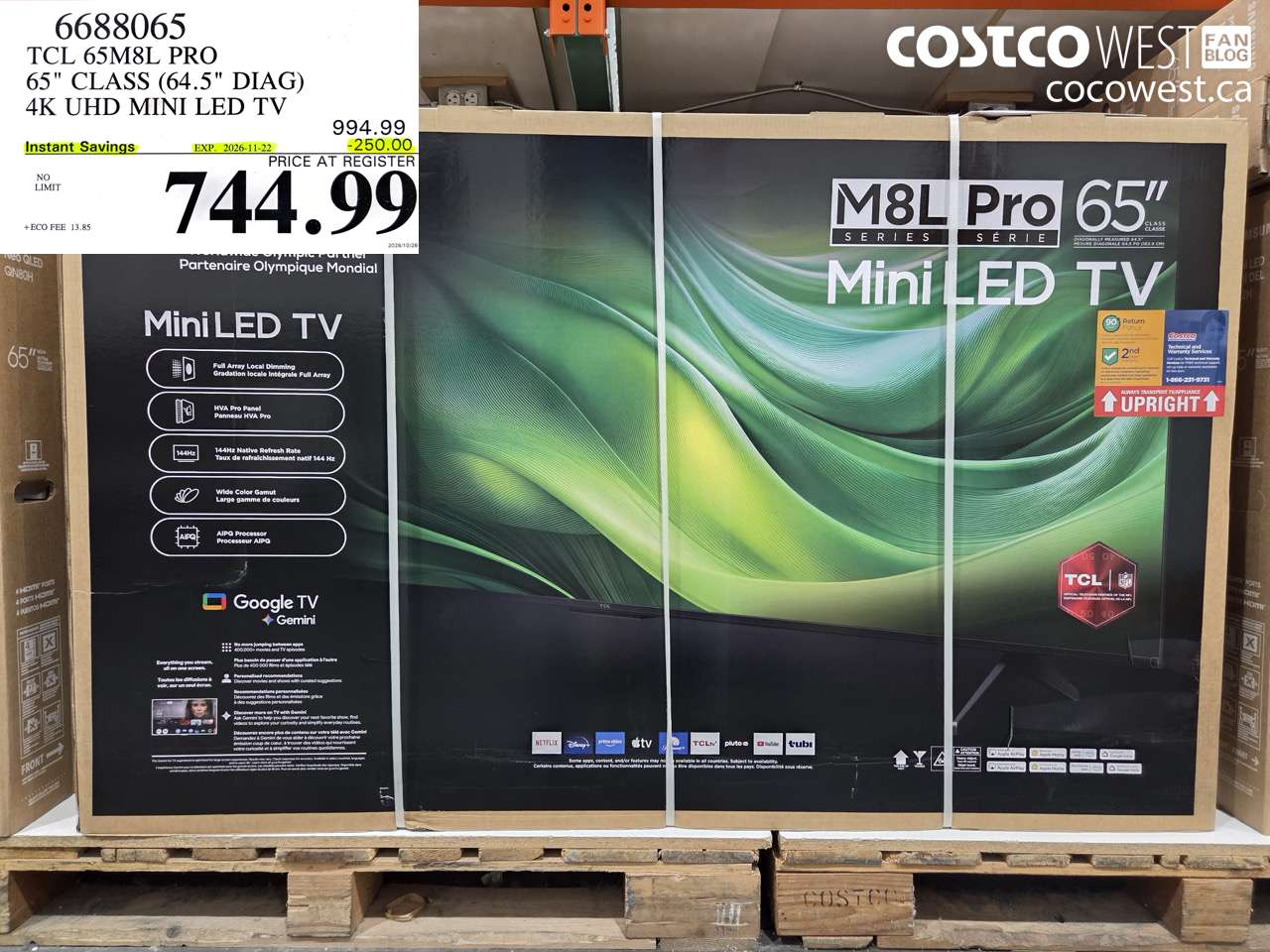 6688065 TCL 65M8K PRO 65