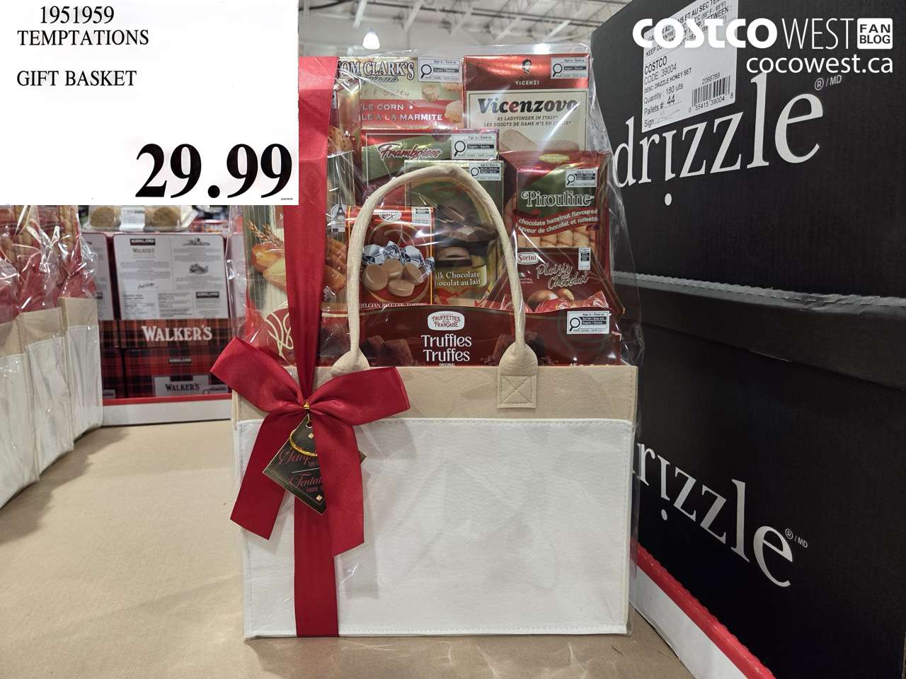 1951959 TEMPTATIONS GIFT BASKET $29.99