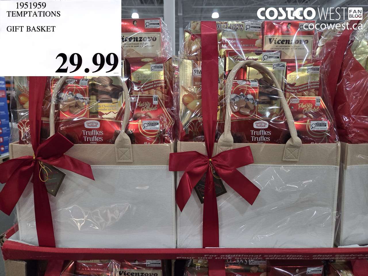 1951959 TEMPTATIONS GIFT BASKET $29.99