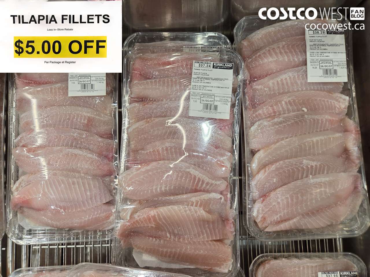 22202 TILAPIA FILLETS ($5.00 INSTANT SAVINGS)