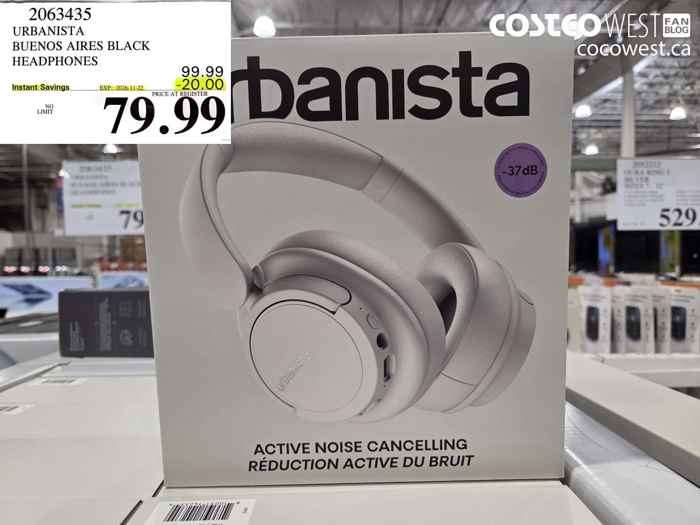 2063435 URBANISTA BUENOS AIRES BLACK HEADPHONES ($20.00 INSTANT SAVINGS EXPIRES ON 2026-11-22) $79.99