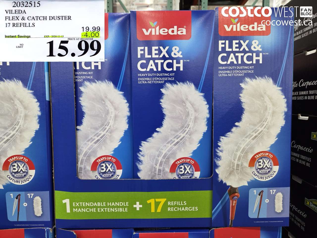 2032515 VILEDA FLEX & CATCH DUSTER 17 REFILLS ($4.00 INSTANT SAVINGS EXPIRES ON 2026-11-15) $15.99
