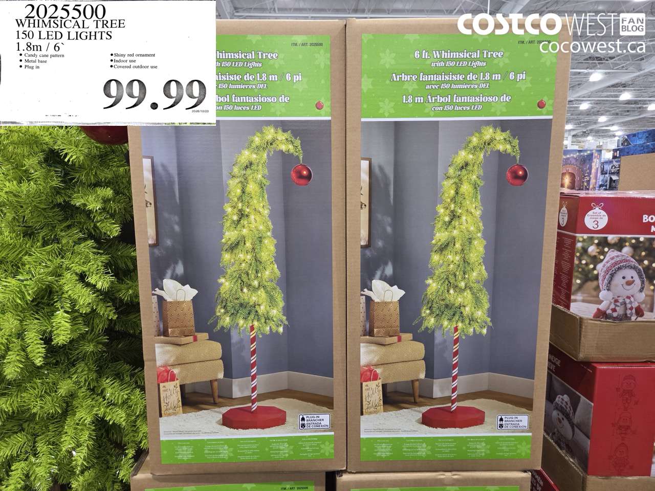 2025500 WHIMSICAL TREE 150 LED LIGHTS 1.8M / 6' $99.99