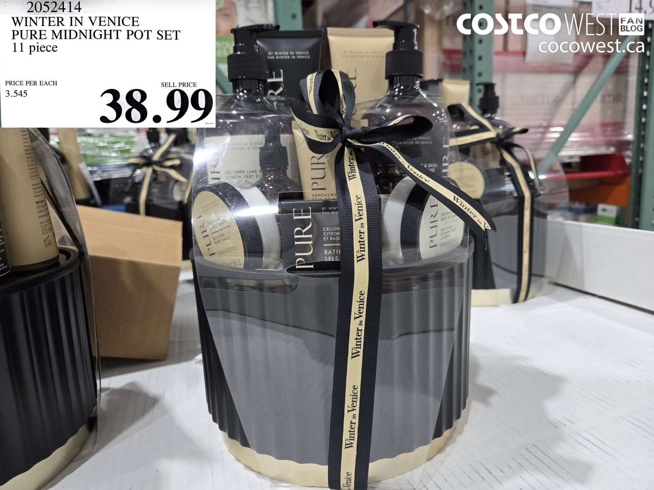 2052414 WINTER IN VENICE PURE MIDNIGHT POT SET 11 PIECE $38.99