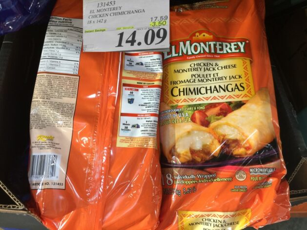 El Monterey Chimichangas at Costco