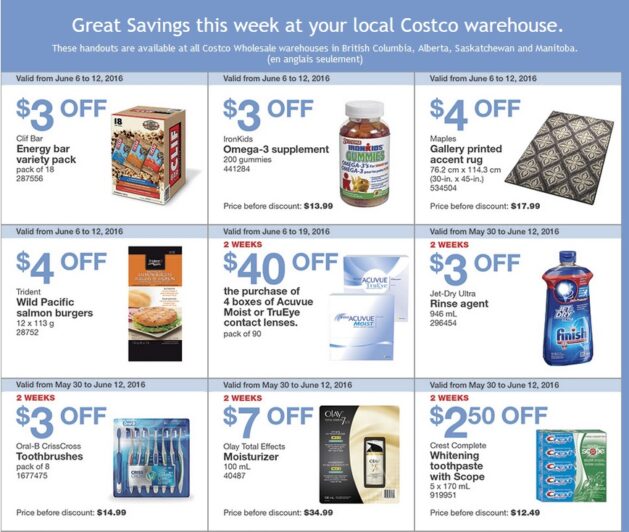 UPDATED! West Costco Sales Items for June 6-12, 2016 for BC