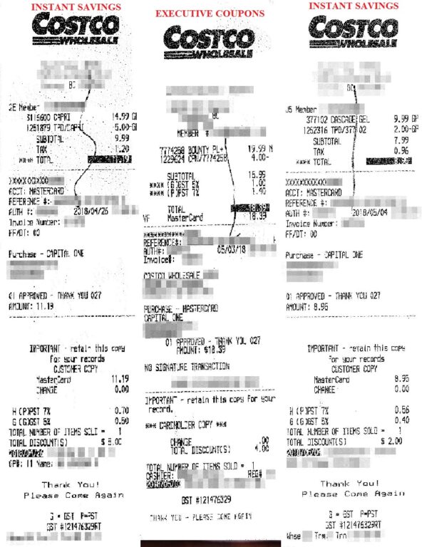 Does Costco Canada charge tax on the full price before the Instant