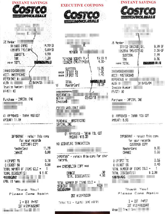 Does Costco Canada charge tax on the full price before the Instant