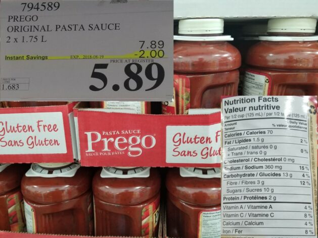 Original Pasta Sauce - Prego - 1.75 L
