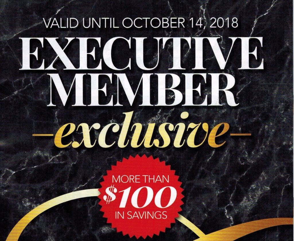 Costco Executive Coupons Sep 10 Oct 14, 2018 Costco West Fan Blog