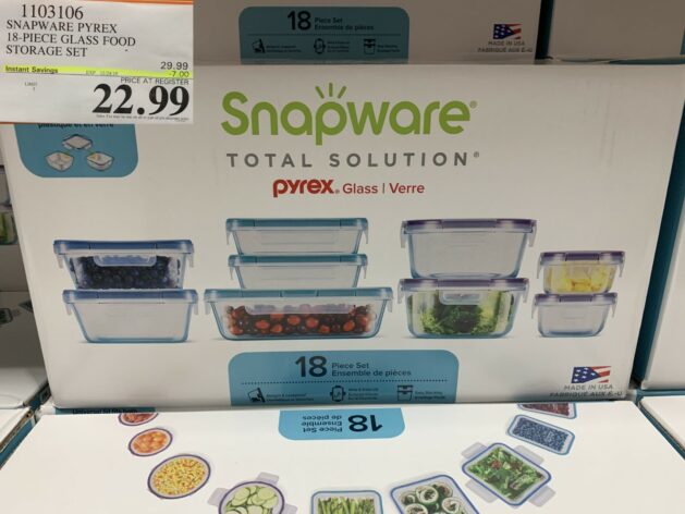 Snapware Total Solution Pyrex Write & Erase Glass Container 4 Cup - 1 ea