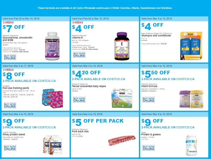 Costco West Sale Items For Mar 04 2019 Mar 10 2019 For Bc Alberta Manitoba Saskatchewan Costco West Fan Blog