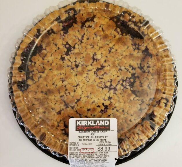 Costco Kirkland Signature Blueberry Cheese Crisp Pie Review - Costco ...