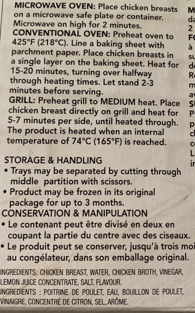 Costco Pinty's Oven Roasted Chicken Breasts Review Costco West Fan Blog