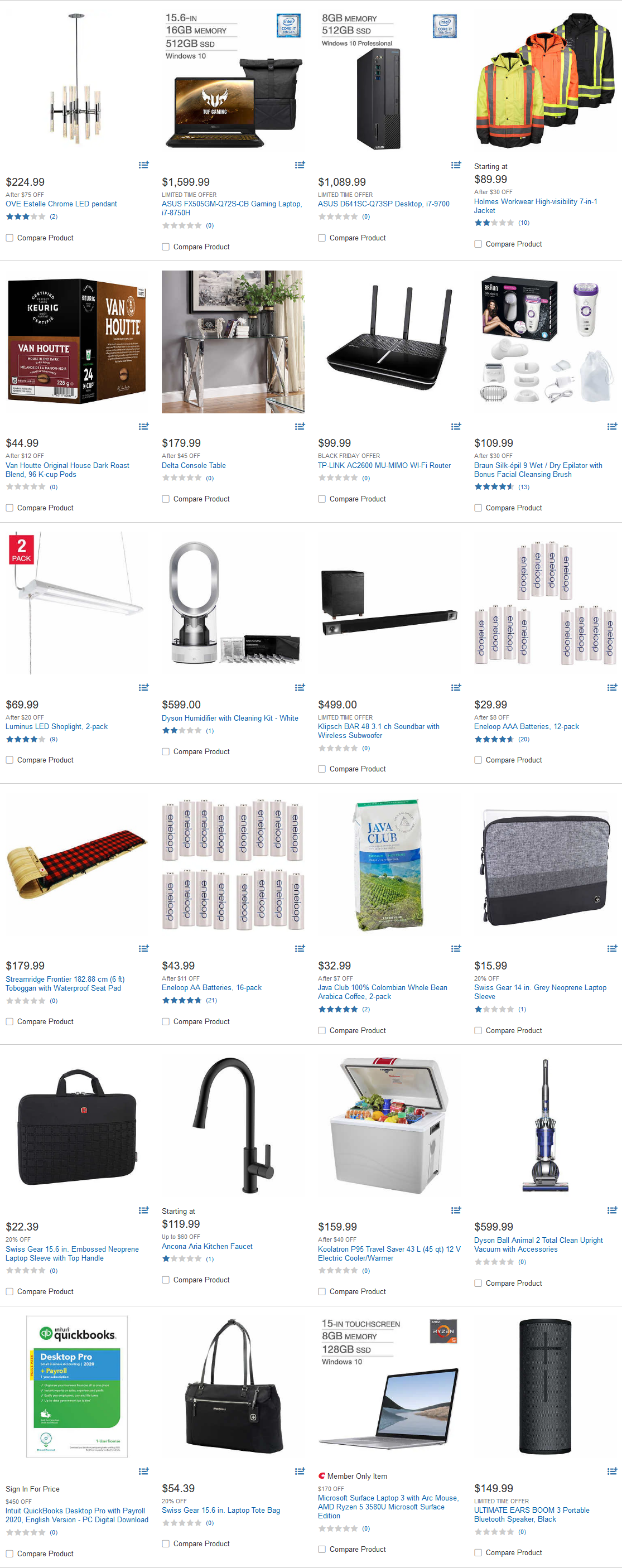 Cyber Monday Event Costco.ca (444 items) & Coupon Stacking Costco