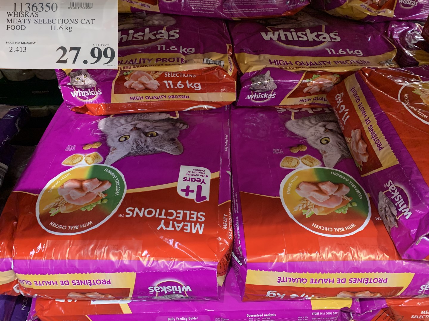 whiskas cat food costco