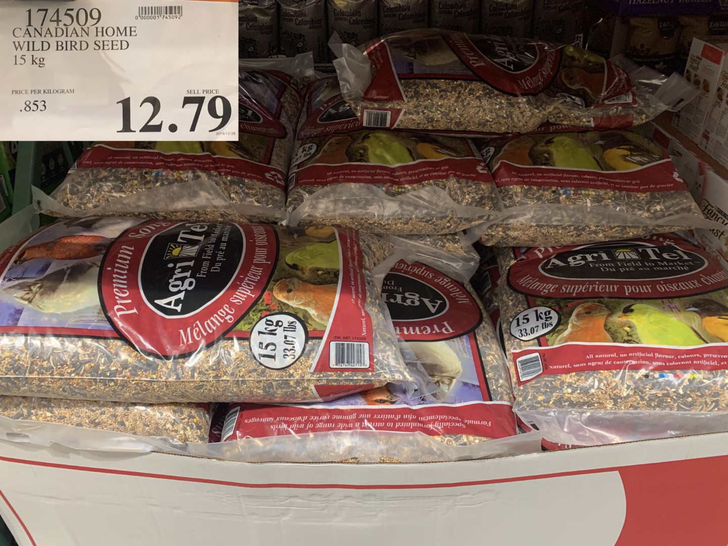 wild bird seed costco canada