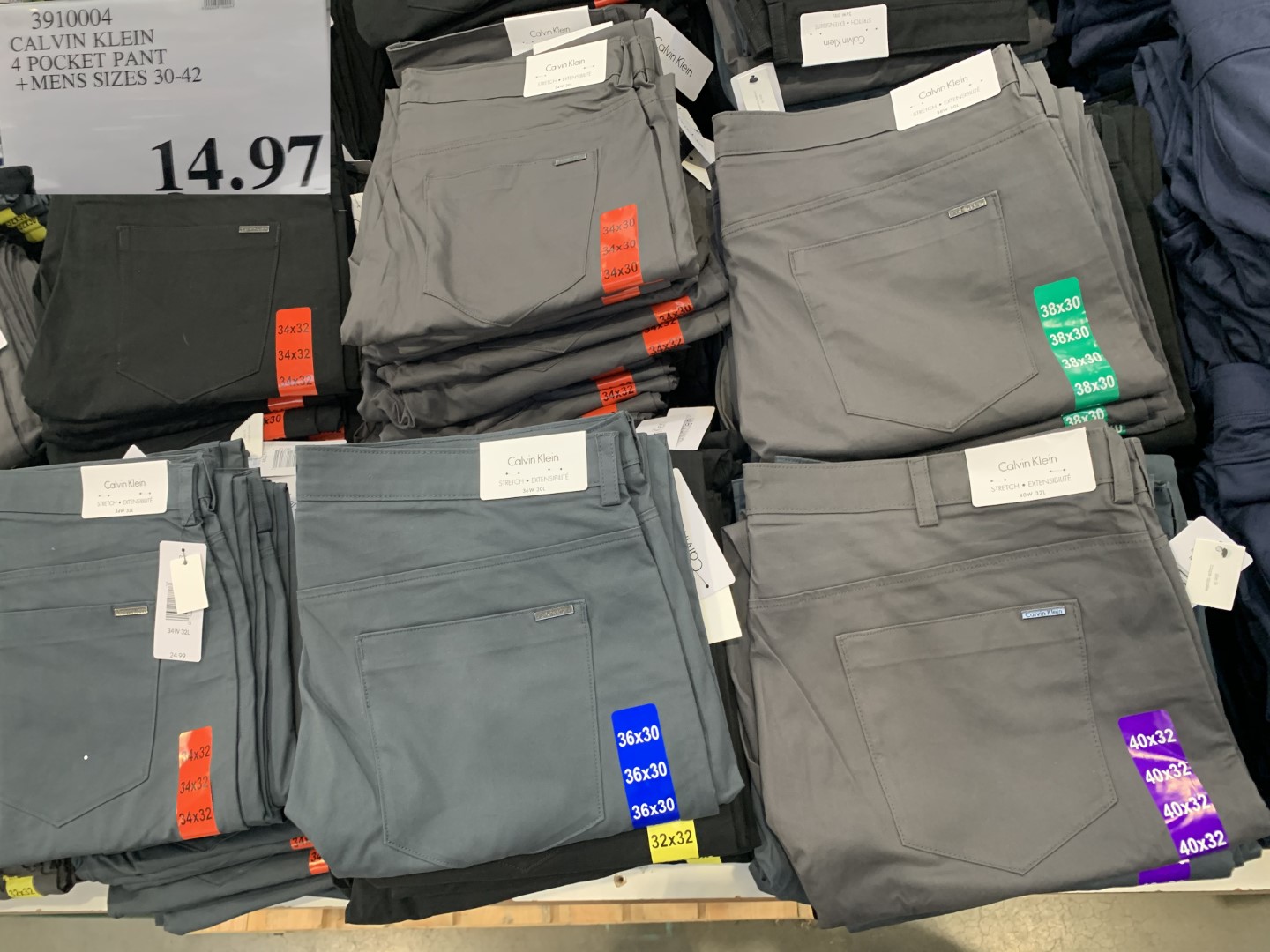 calvin klein 5 pocket pants costco