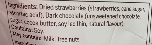 Natures Intent Strawberries, Dark Chocolate Enrobed - 3.5 oz