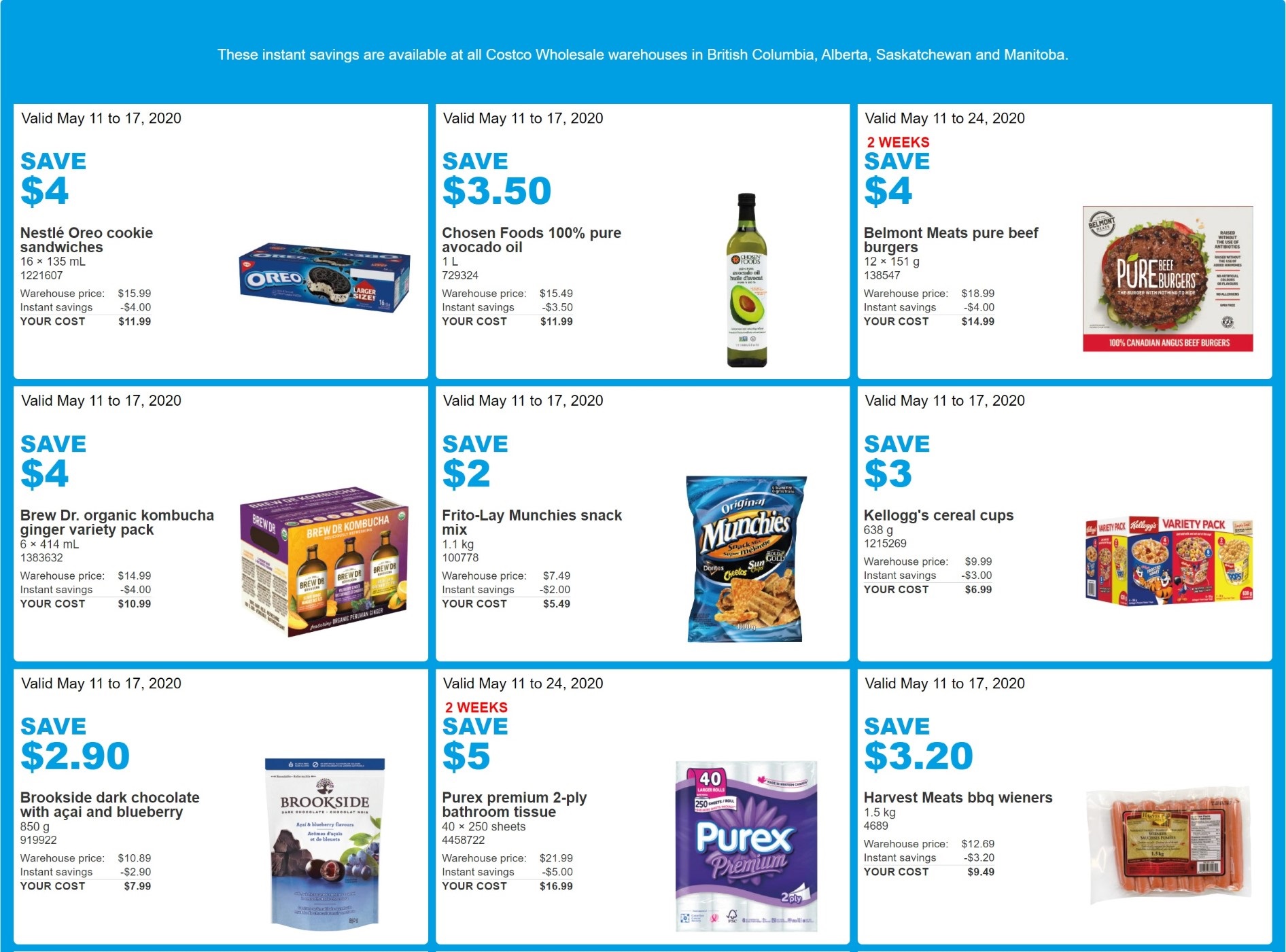 Costco Flyer & Costco Sale Items for May 1117, 2020, for BC, AB, SK