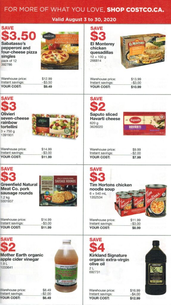 Preview costco canada august monthly sales flyer costco west fan blog