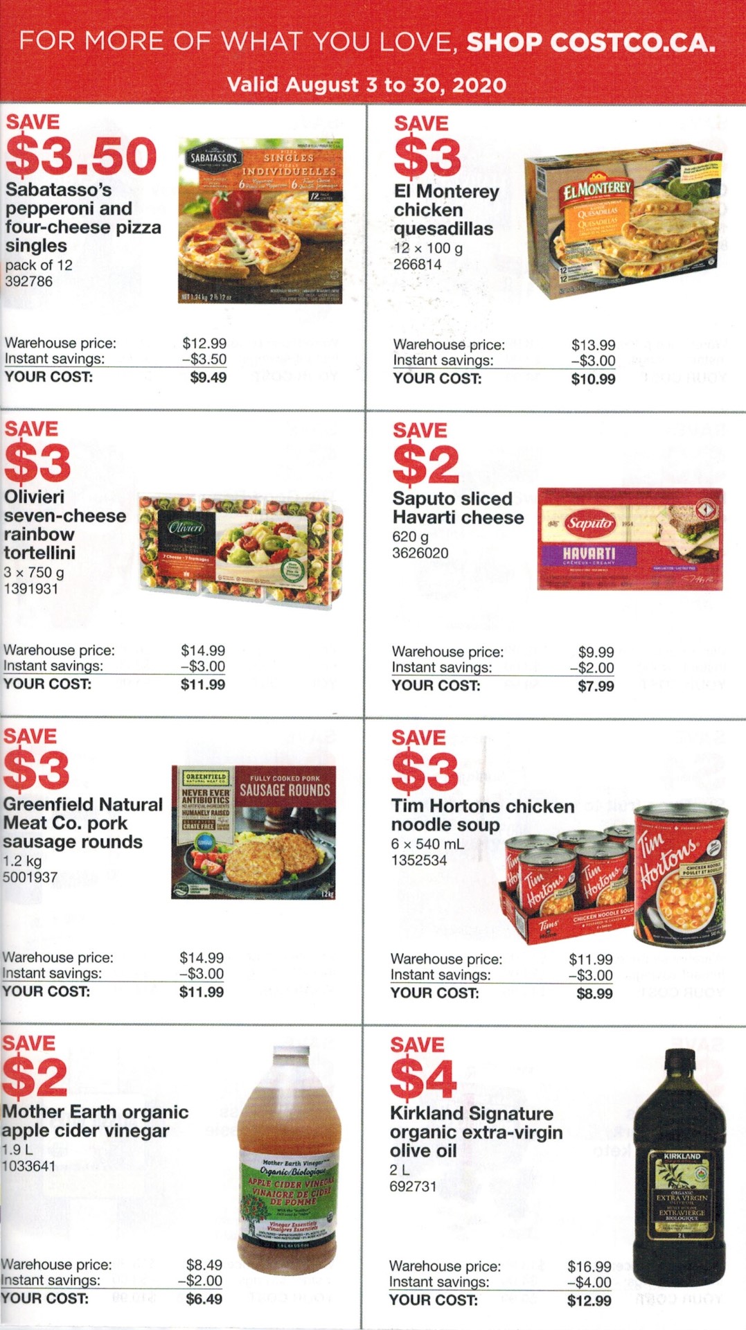 PREVIEW Costco Canada August Monthly Sales Flyer Costco West Fan Blog