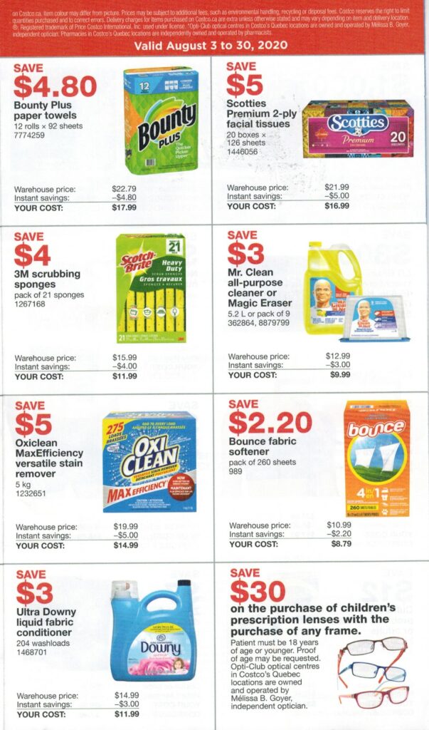 PREVIEW Costco Canada August Monthly Sales Flyer Costco West Fan Blog