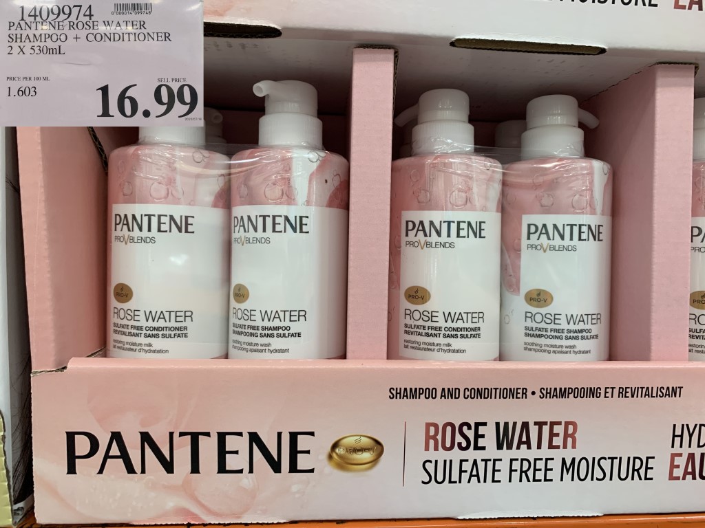 Pantene Rose Water Shampoo & Conditioner