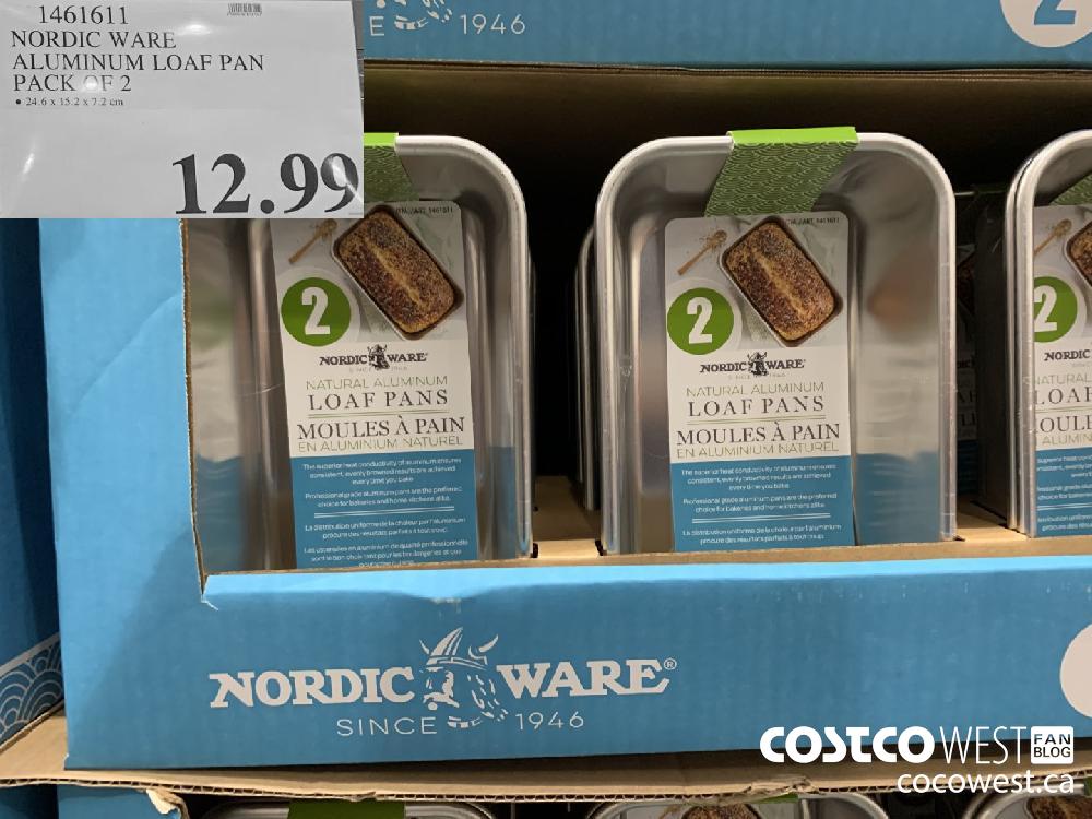 NORDIC WARE ALUMINUM LOAF PAN PACK OF 2 12.99