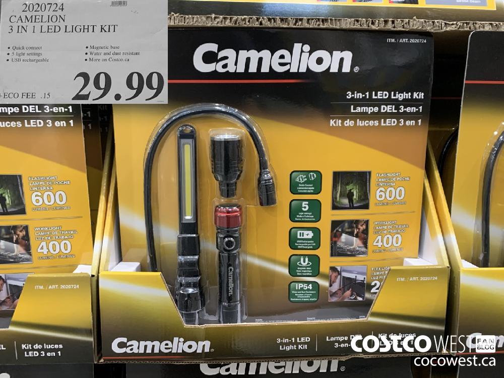 2020724 CAMELION 3 IN 1 LED LIGHT KIT 29.99 