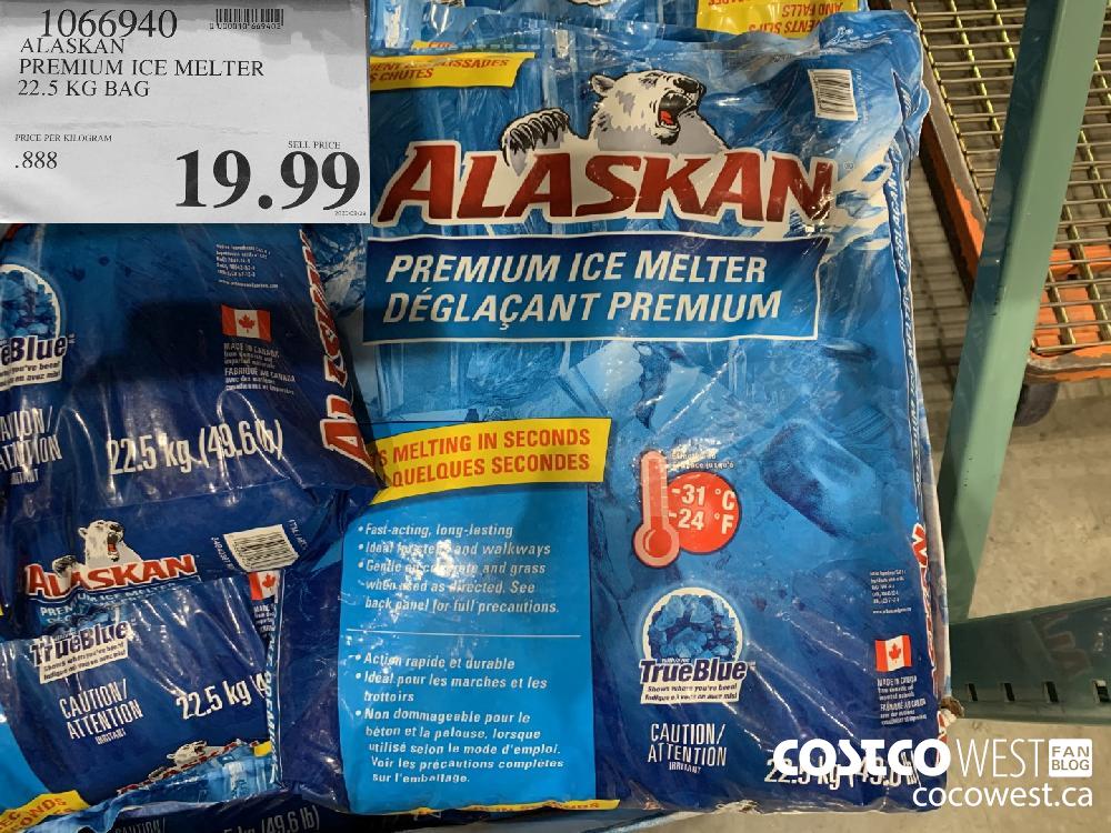 1066940 ALASKAN PREMIUM ICE MELTER 22.5 KG BAG 19.99 