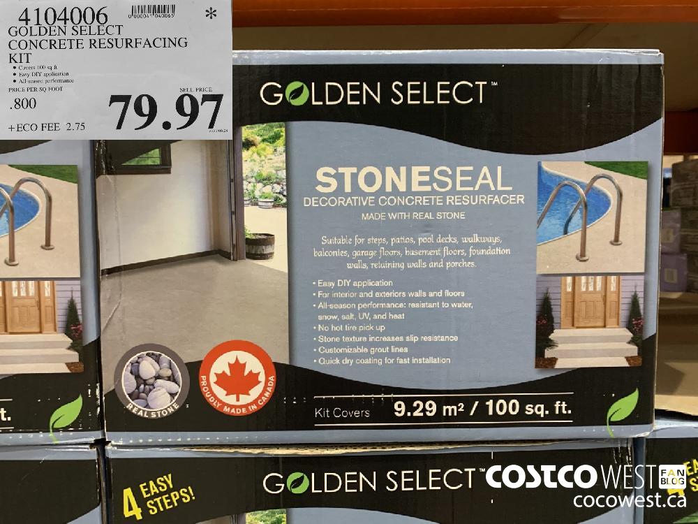 4104006 GOLDEN SELECT CONCRETE RESURFACING 79.97