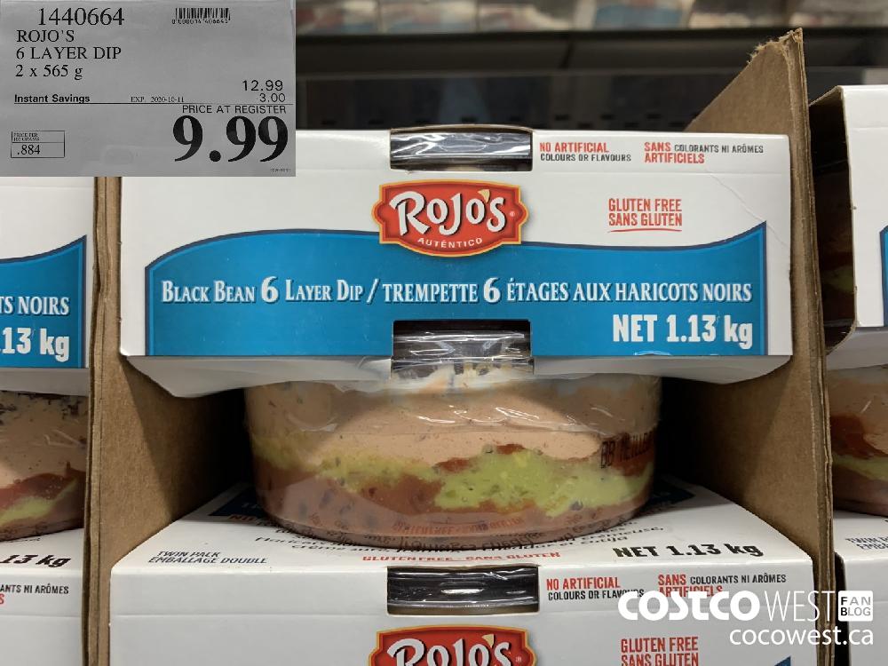 1440664 ROJO'S 6 LAYER DIP 2 x 565G EXP 2020-10-11 9.99 